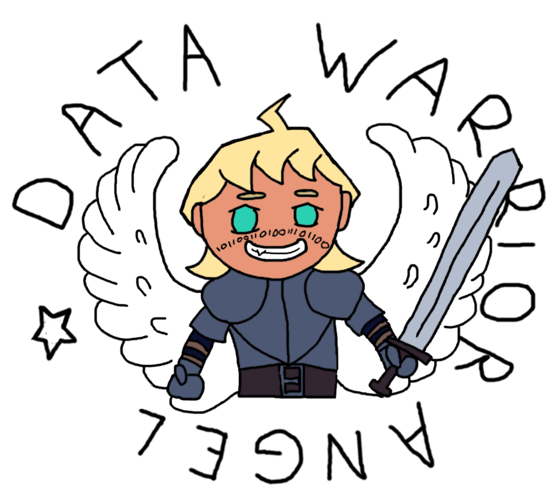This is the Data Warrior Angel logo